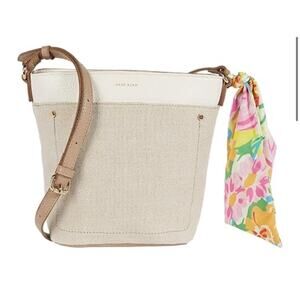 Anne Klein Bucket Crossbody Natural One